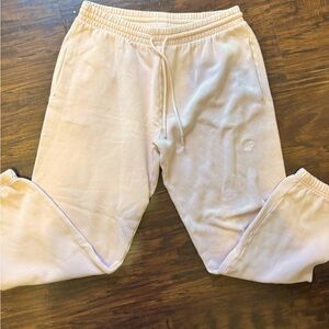 PINK VS pink sweatpants Size S